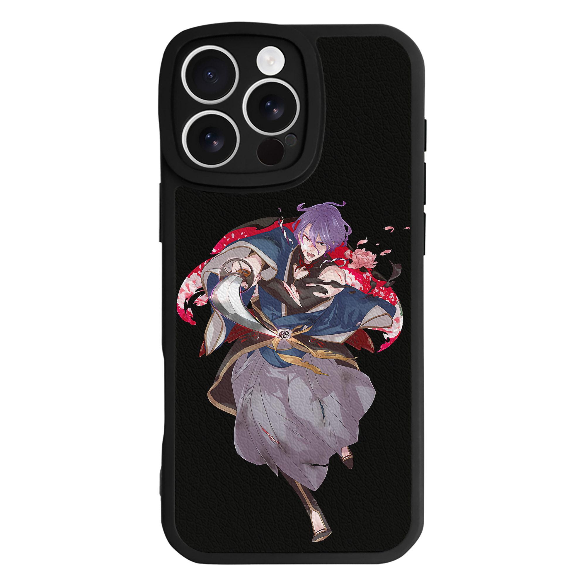 （画像用） 刀剣乱舞 Touken Ranbu 【iPhone 16シリーズ対応】シリコンスマホケース（レザー調） 材質：シリコン